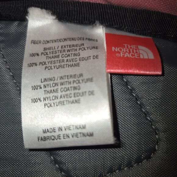 The North Face Jester Pink & Gray Canvas Large Multi-Pocket Backpack 18"X13"X6" - Picture 12 of 13